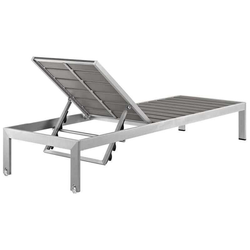 Shore Aluminum Outdoor Grey 2-piece Patio Set