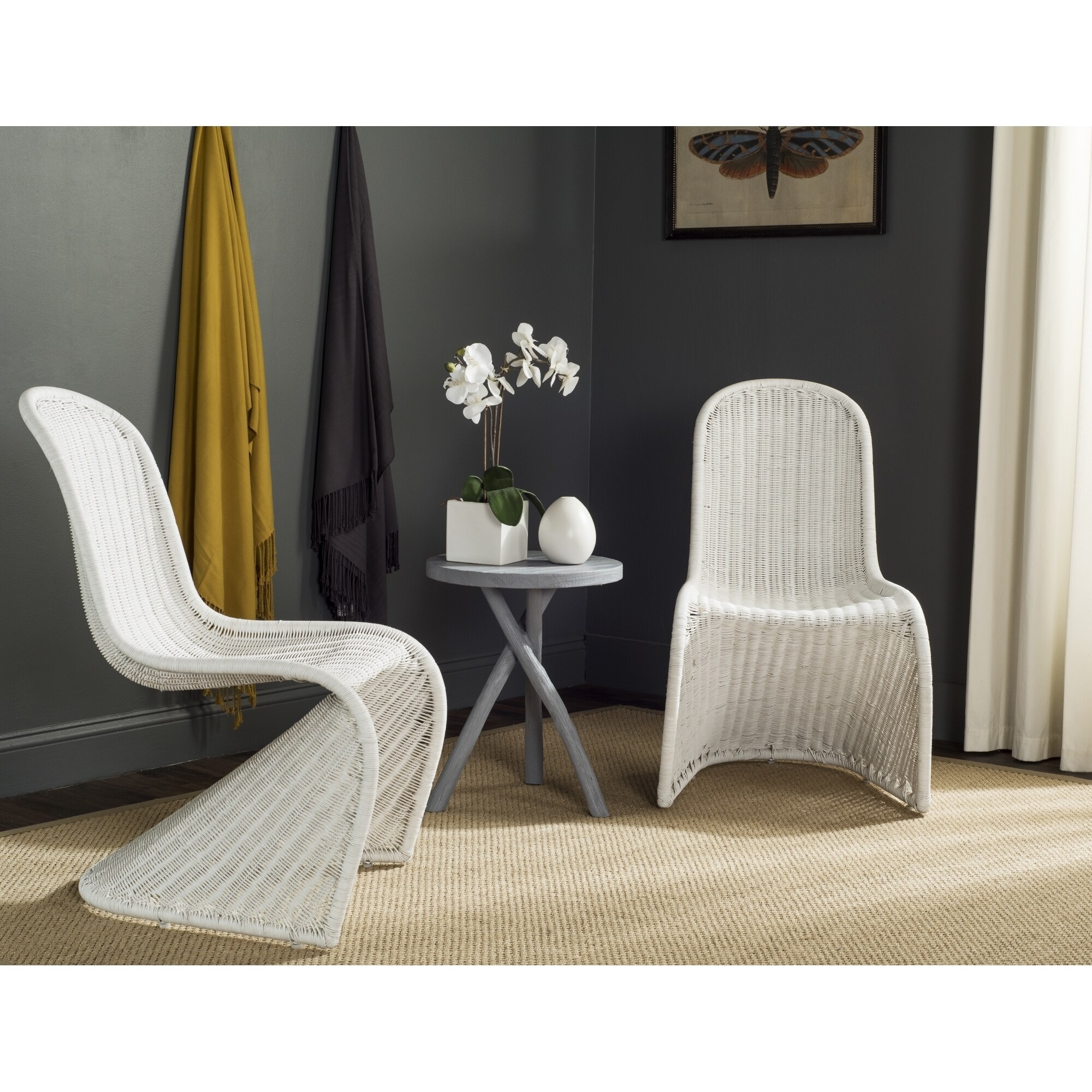 safavieh rural woven dining chair