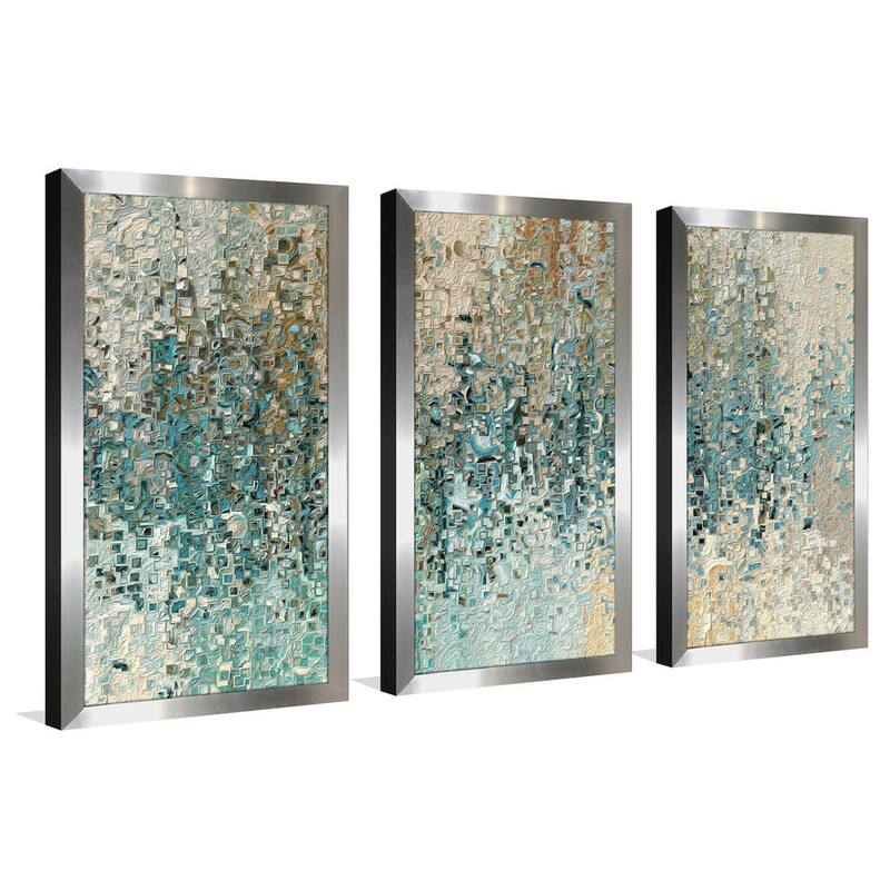 Mark Lawrence "Romans 8 39 Max" Framed Plexiglass Wall Art Set of 3