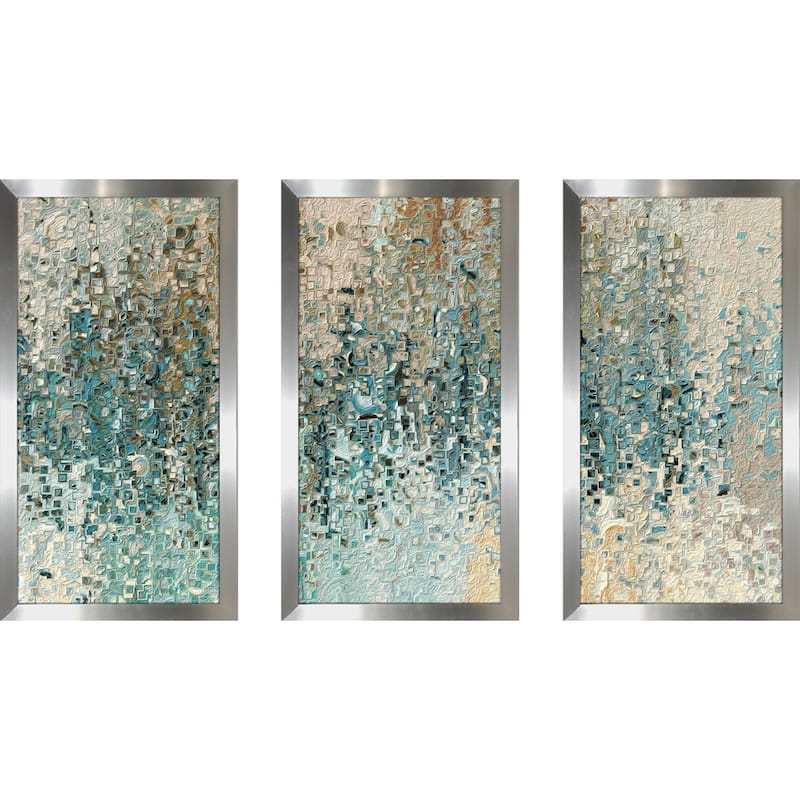 Mark Lawrence "Romans 8 39 Max" Framed Plexiglass Wall Art Set of 3