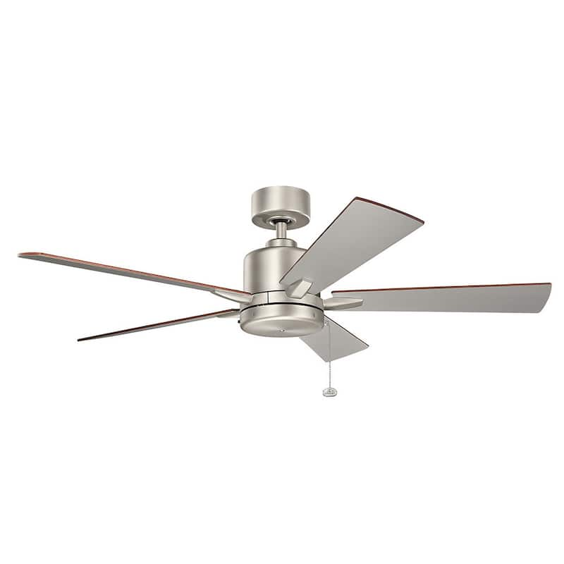 Kichler Lighting Bowen Collection 52-inch Brushed Nickel Ceiling Fan - Hardwired - Brushed Nickel