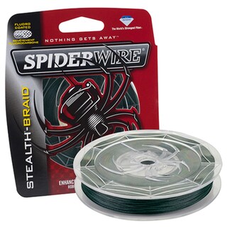 Spiderwire Stealth Braid Superline 200-yard 0.012-inch-diameter 30-pound Breaking Strength Moss Green Line Spool