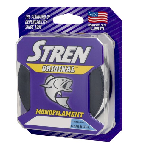 Stren Original Monofilament, Clear/Blue Fluorescent 10 lb, 330 Yards