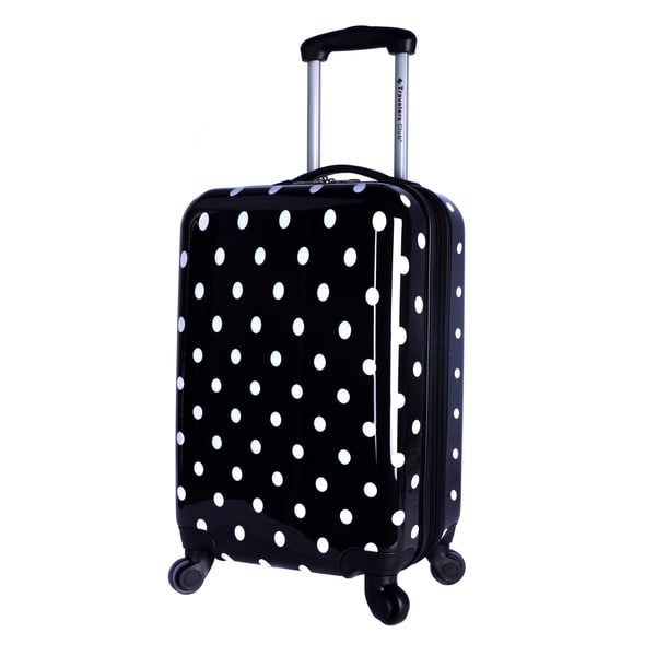 polka dot luggage