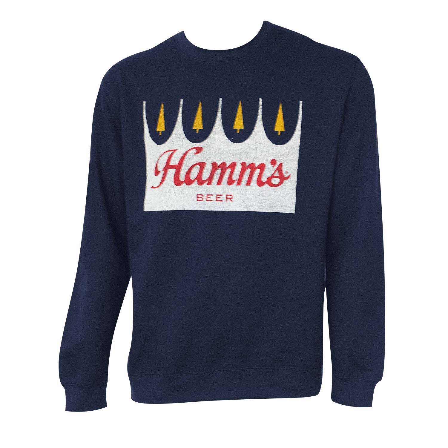 polyester crewneck sweatshirt