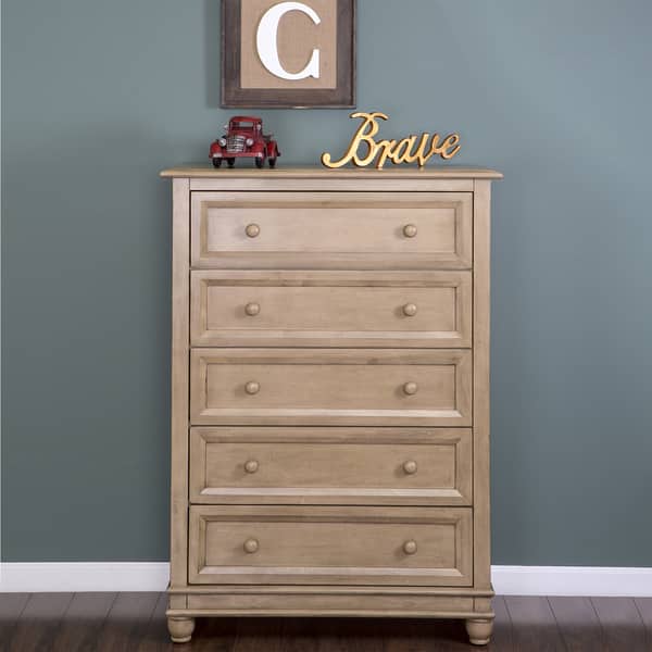 slide 2 of 3, Evolur Hampton 5 Drawer Dresser