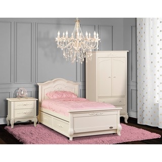 Evolur Aurora Trundle, Ivory Lace