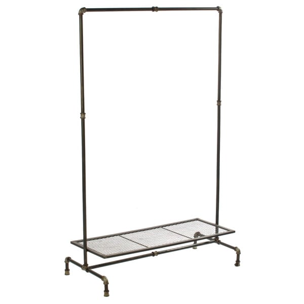 Industrial Metal Garment Display and Storage Rack