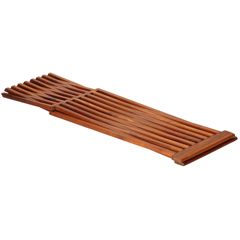 Bare Decor Taj Teak Folding End Table