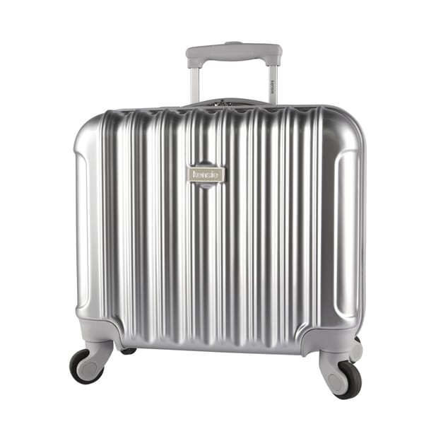 Kensie 16-inch Metallic Hardside Laptop Spinner Briefcase