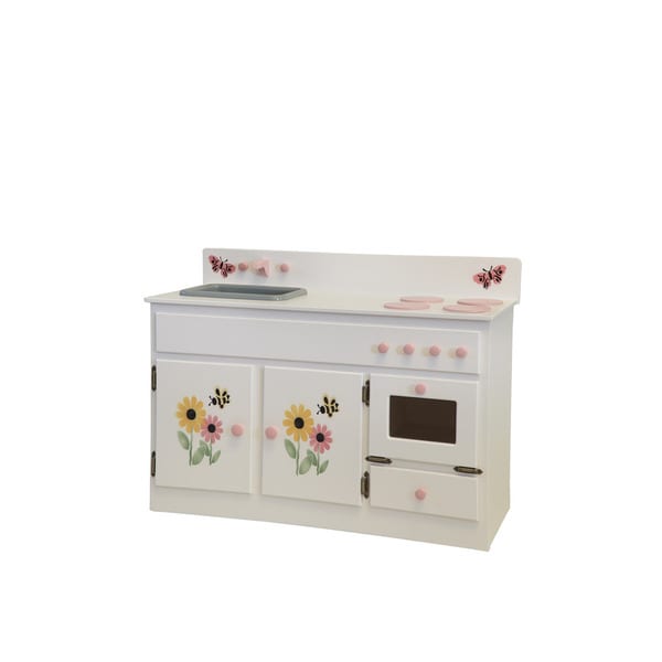 Shop Child's Play Kitchen Sink &amp; Stove Combo White with ...