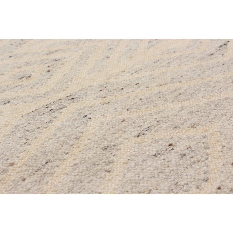 Flat-weave Tribeca M10023 Yellow Wool Kilim
