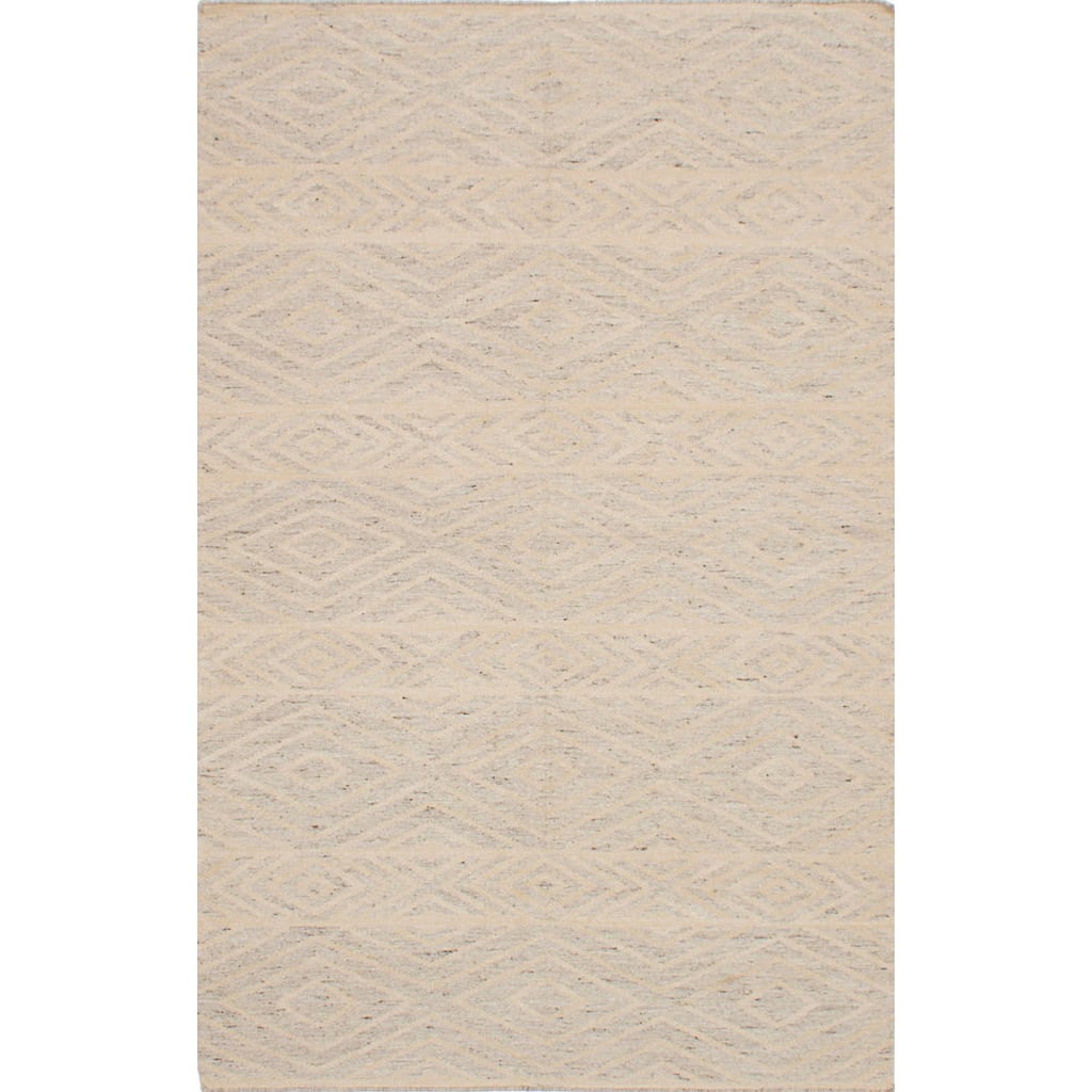Flat-weave Tribeca M10023 Yellow Wool Kilim