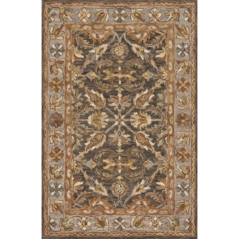 Alexander Home Madeline Wool Hand-hooked Traditional Area Rug