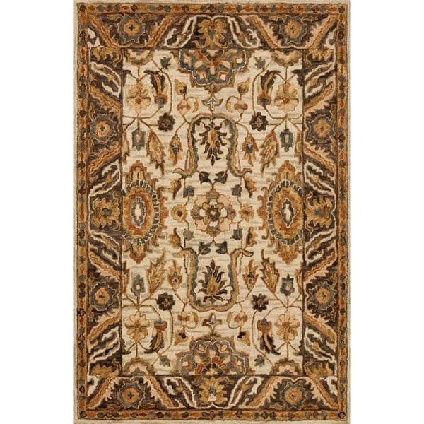 slide 2 of 12, Alexander Home Madaline Hand-Hooked Botanical 100% Wool Area Rug