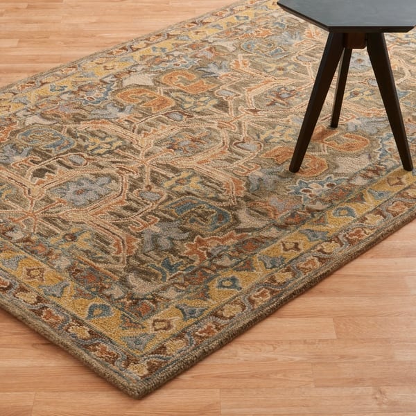 4' Round, Hand-Hooked Area Rugs - Bed Bath & Beyond