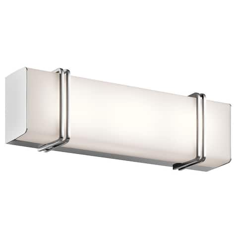 Kichler Lighting Impello Collection 18-inch Chrome LED Linear Bath/Vanity Light