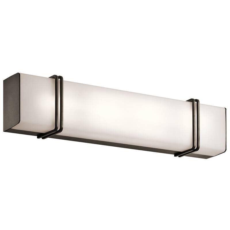 Kichler Lighting Impello Collection 24-inch Olde Bronze LED Linear Bath/Vanity Light