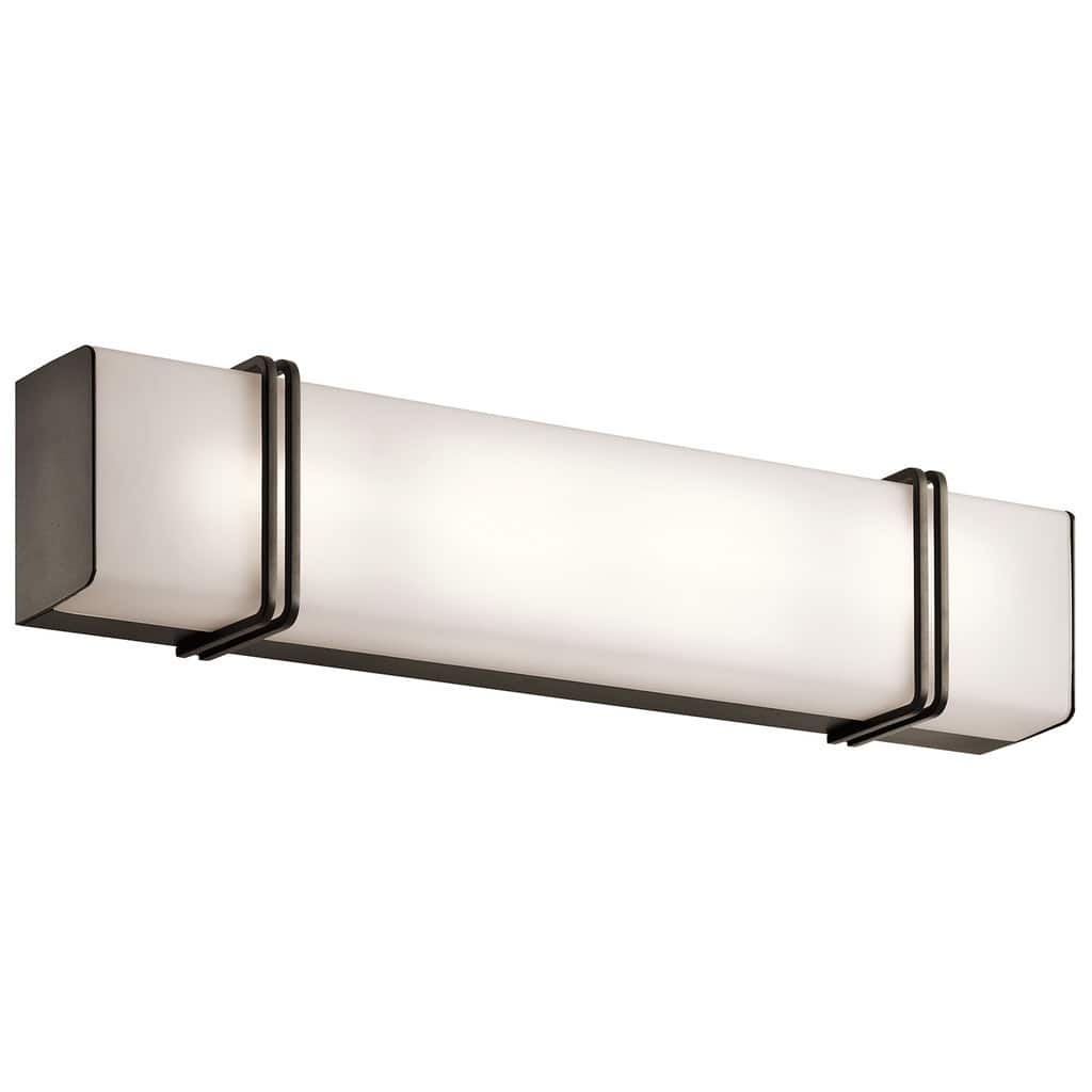 Kichler Lighting Impello Collection 24-inch Olde Bronze LED Linear Bath/Vanity Light