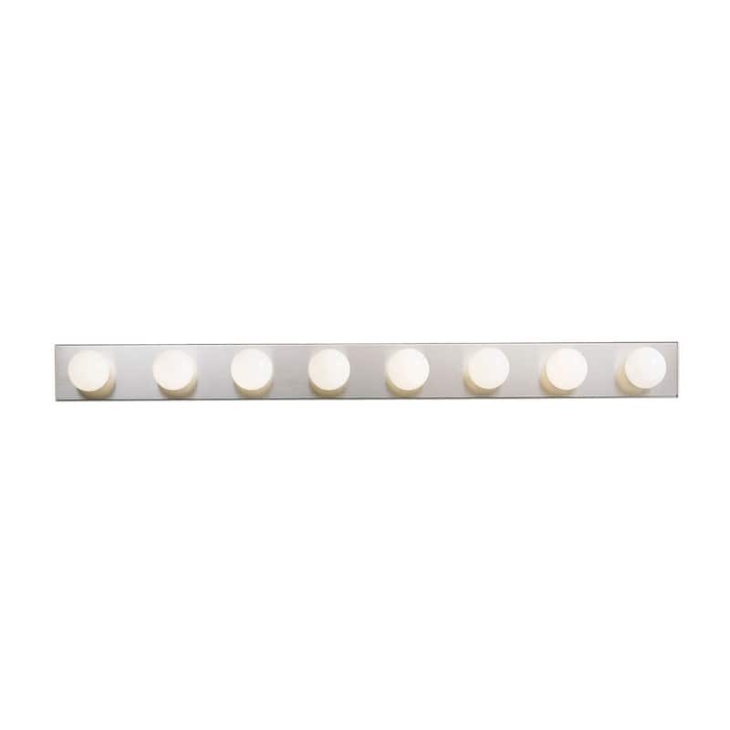 Kichler Lighting Utilitarian 8-light Brushed Nickel Linear Bath/Vanity Light