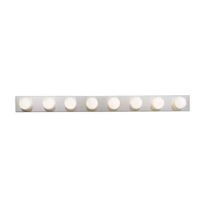 Kichler Lighting Utilitarian 8-light Brushed Nickel Linear Bath/Vanity Light
