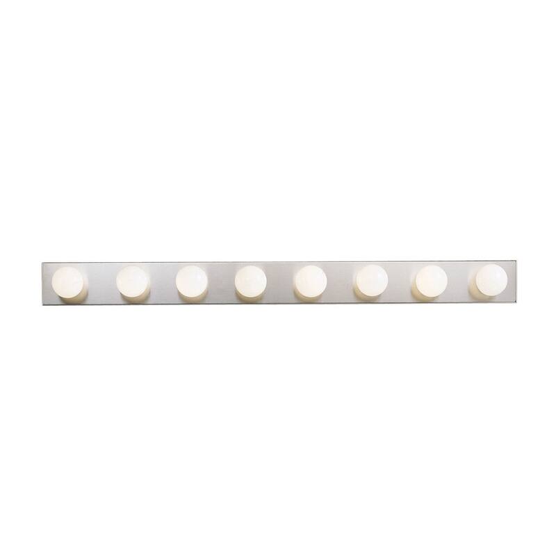 Kichler Lighting Utilitarian 8-light Brushed Nickel Linear Bath/Vanity Light