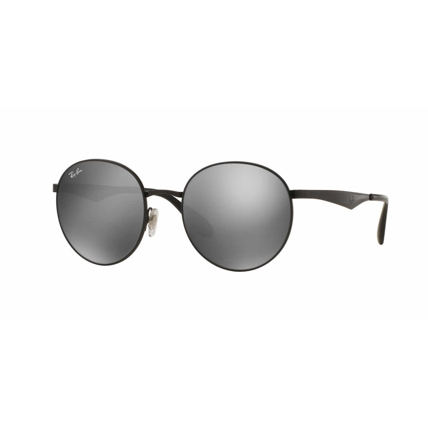 Ray Ban Mens Rb3537 002 6g Black Metal Phantos Sunglasses Grey Overstock