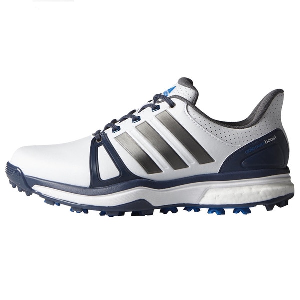Adidas Adipower Boost 2 Golf Shoes FTWR White/Mineral Blue