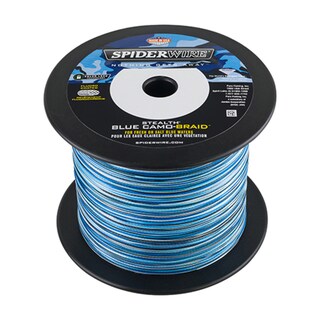 Spiderwire Stealth Braid Blue Camo Microfiber 1500-yard Line Spool