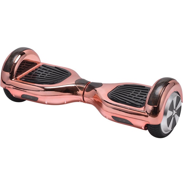 MotoTec Hoverboard Scooter 36v 6.5in Rose Gold Chrome Bluetooth