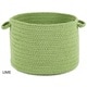 preview thumbnail 7 of 5, Happy Feet Basket by Rhody Rug Green