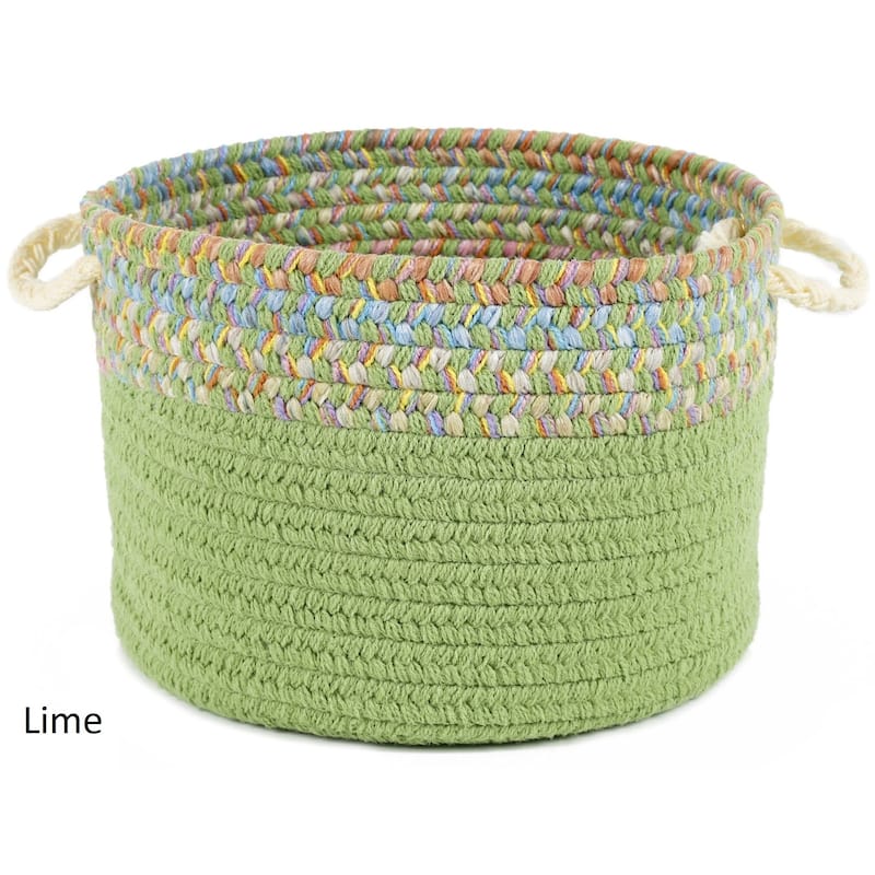 Kids Place 10 x 8-inch Basket by Rhody Rug - Green