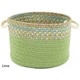 preview thumbnail 3 of 5, Kids Place 10 x 8-inch Basket by Rhody Rug Green