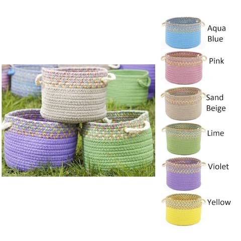 Kids Place 12" x 18" Basket by Rhody Rug