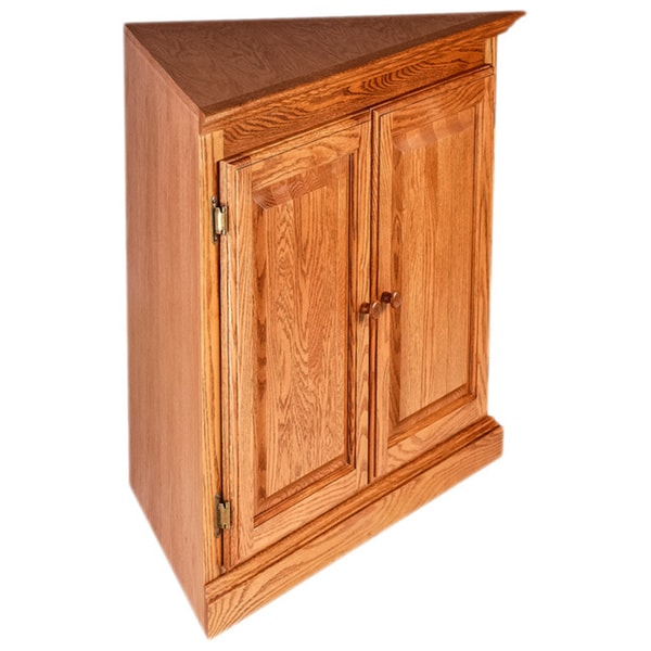 Shop Forest Designs Traditional Corner Bookcase with Full ...