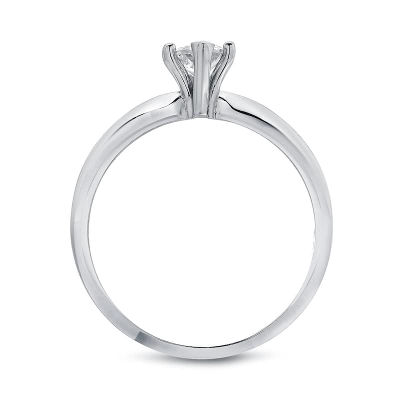Auriya 2/5ct TDW Solitaire Marquise Diamond Engagement Ring Platinum (I-J, I1-I2)