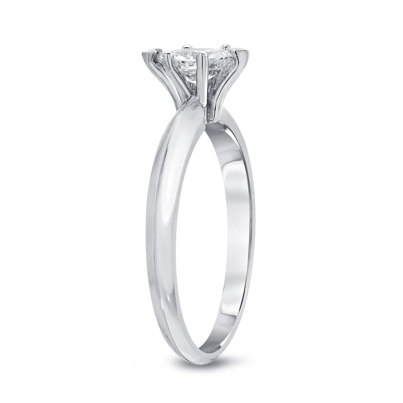 Auriya 1/2ctw Solitaire Marquise Diamond Engagement Ring Platinum