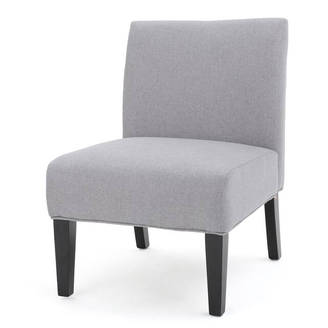 Kassi Contemporary Fabric Slipper Accent Chair by Christopher Knight Home - 22.50" L x 29.50" W x 32.00" H