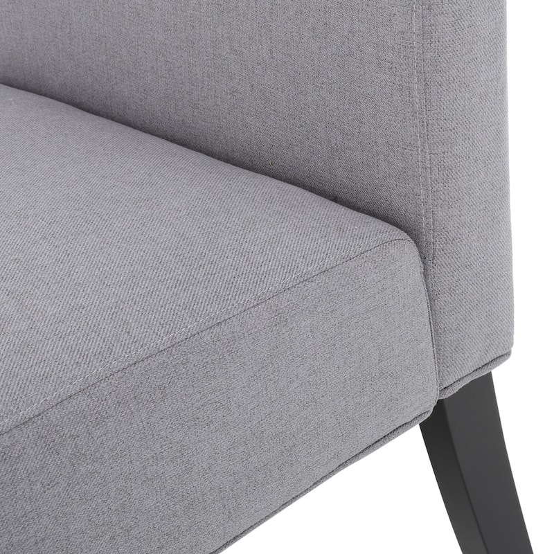 Kassi Contemporary Fabric Slipper Accent Chair by Christopher Knight Home - 22.50" L x 29.50" W x 32.00" H