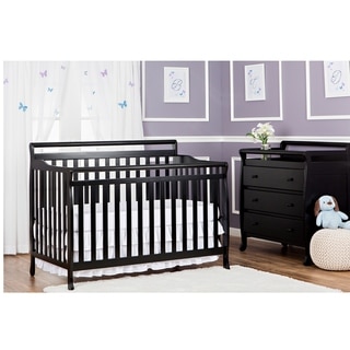Dream On Me Liberty 5-in-1 Convertible Crib - Black