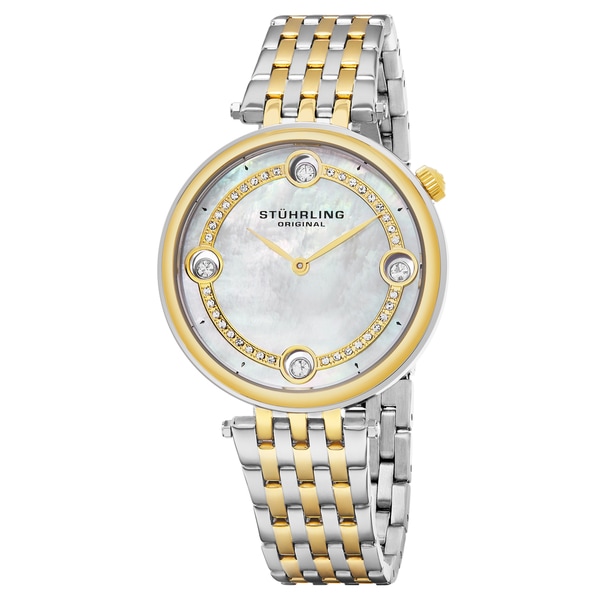 silver link watch womens