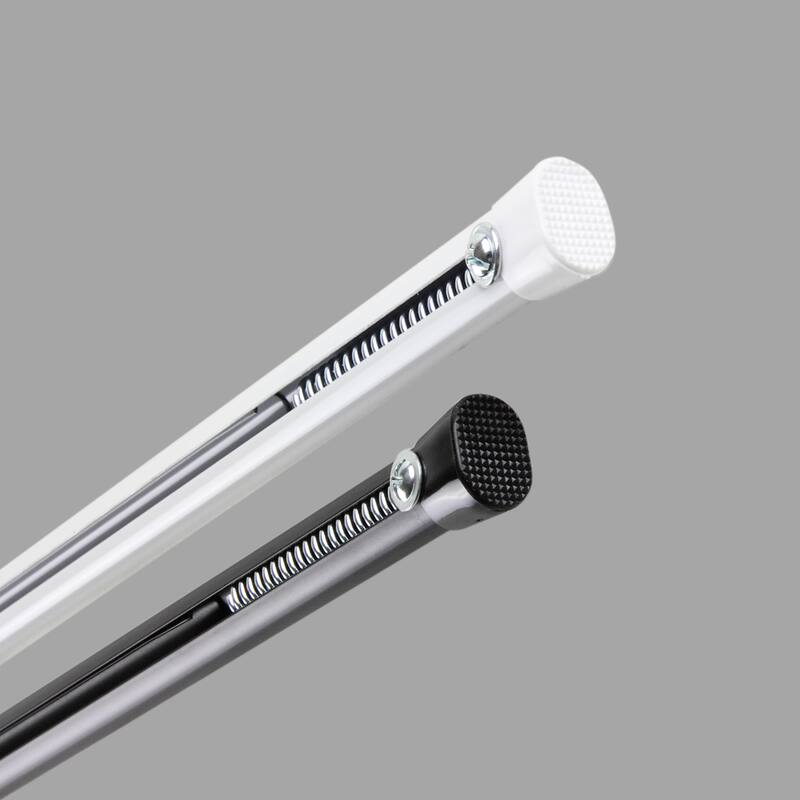 InStyleDesign 11/16" Adjustable Oval Spring Tension Rod