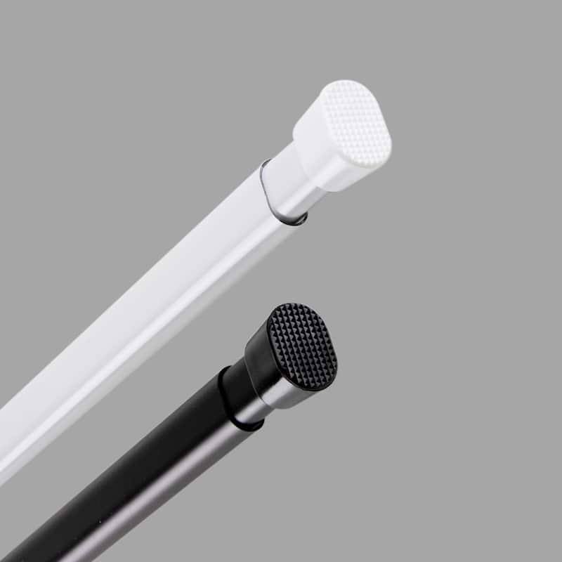 InStyleDesign 11/16" Adjustable Oval Spring Tension Rod On Sale Bed