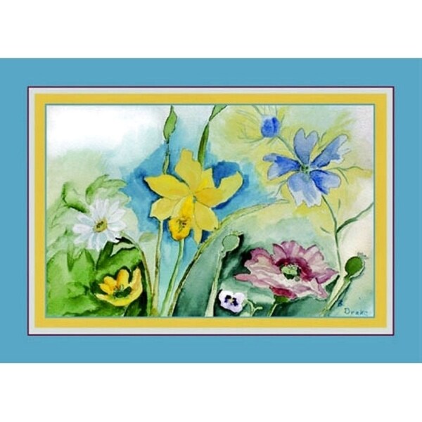 Betsy Drake Multicolor Polyester Betsy's Florals Placemats (Pack of 4). Opens flyout.