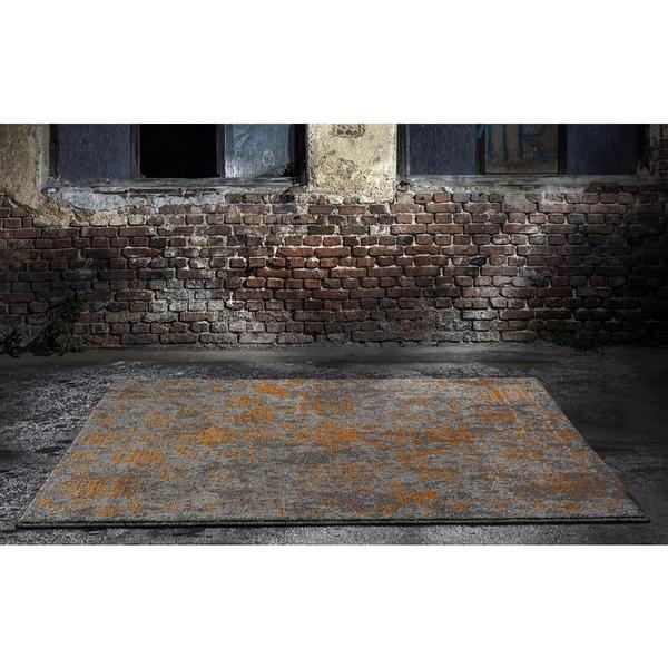 Persian Rugs Beverly Collection Grey Polypropylene Rustic Contemporary