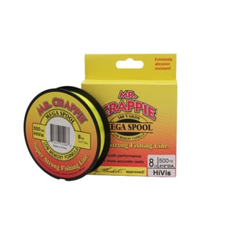 Lews Fishing Mr. Crappie HiVis 8-pound Test 500-yard Filler Spool