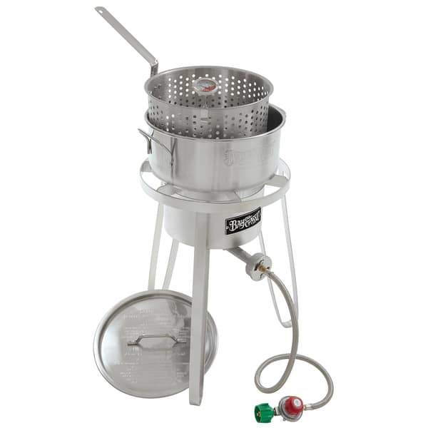 slide 1 of 4, Bayou Classic® 1135 - Stainless Fish Cooker