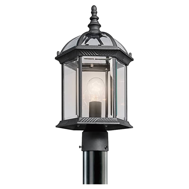 Kichler Lighting Barrie 1-light Black Outdoor Post Lantern