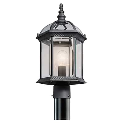 Kichler Lighting Barrie 1-light Black Outdoor Post Lantern