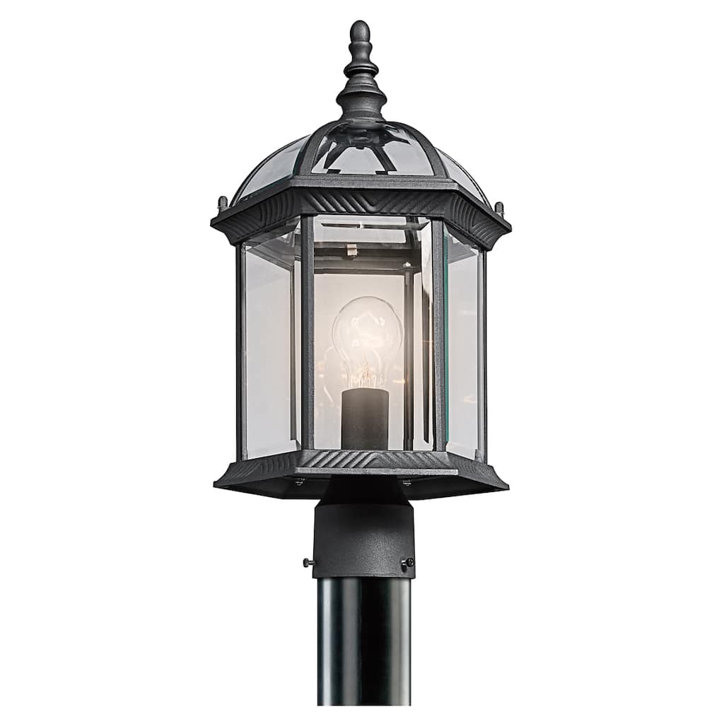 Kichler Lighting Barrie 1-light Black Outdoor Post Lantern